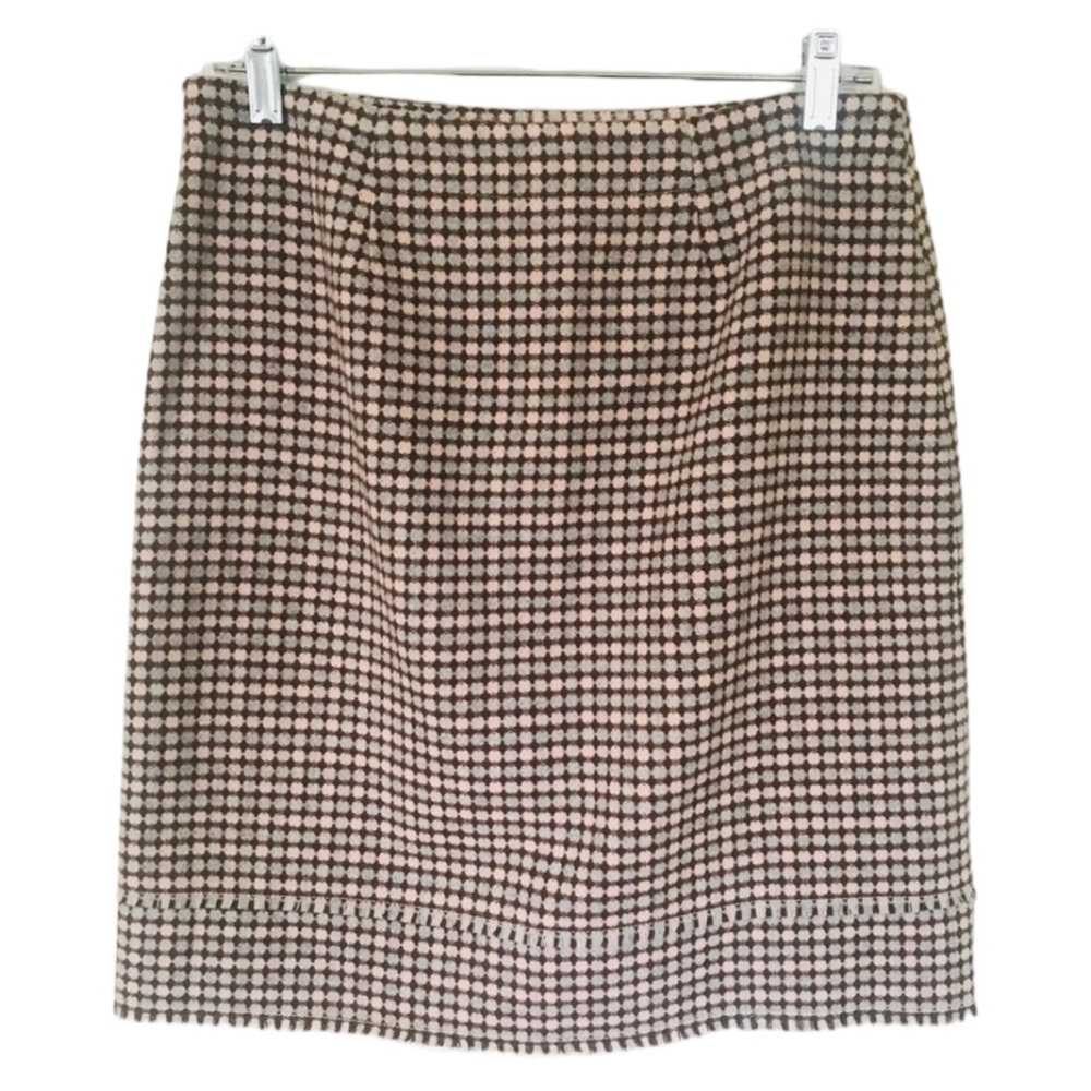 New frontier wool blend mini  blend skirt size6